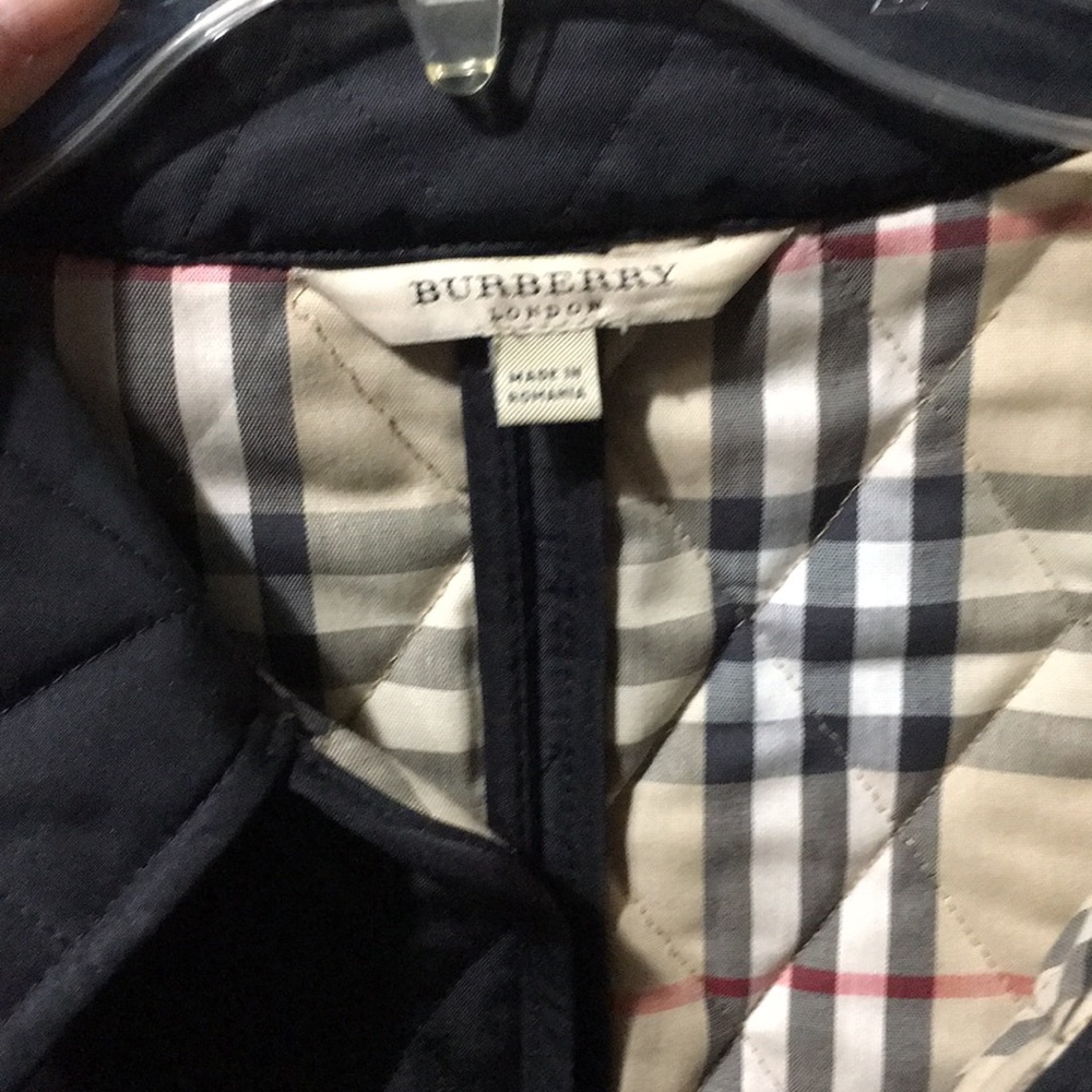 Burberry quilted jacket